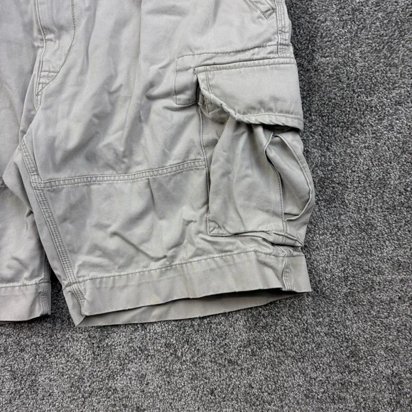 Vintage Polo Ralph Lauren Cargo Shorts Mens 40 Beige Military Utility Canvas - Picture 3 of 7